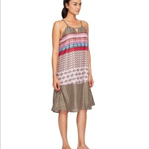 Prana Multi Colored Nari Midi Dress Size Small